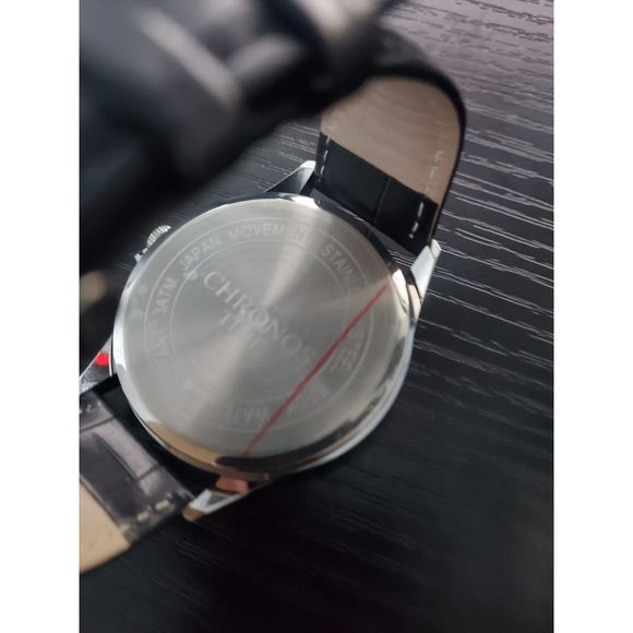 🔥 NEW IN BOX Chronos Men's Classic Watch Roman Numeral Scale Dial Fashion Watch - Picture 3 of 5